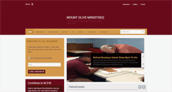 Desktop Screenshot of mtoliveministries.com